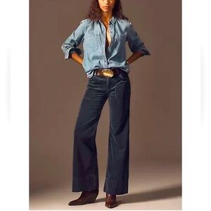 Plicro Cordoroy The Carpenter Wide Leg  Jeans Size 31